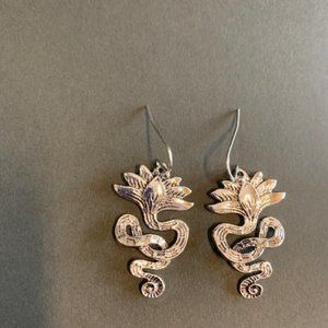 Earrings with Lotus Design 27809